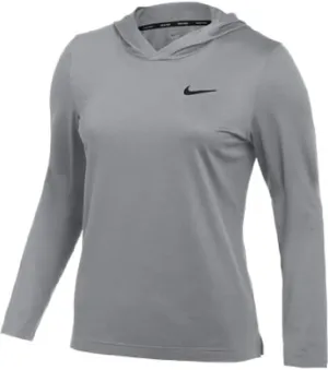 Nike Hyper Dry Long Sleeve TOP (Grey, Large)