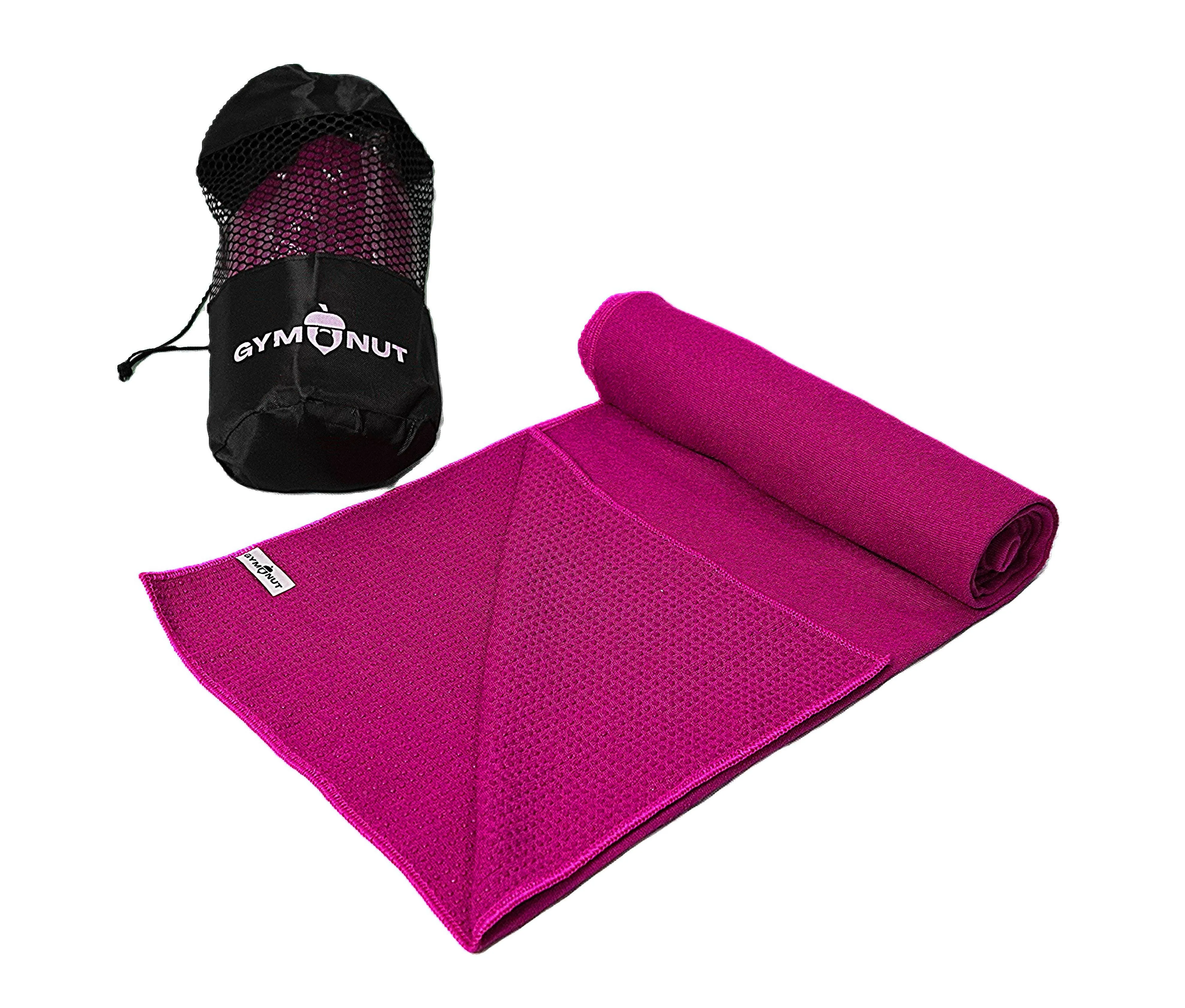Non-Slip Weight Lifting Towel – 63” x 24” Pink