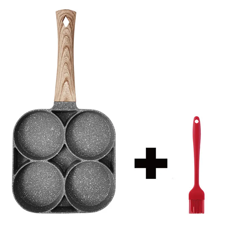 Non-Stick Four-Hole Omelette Pan