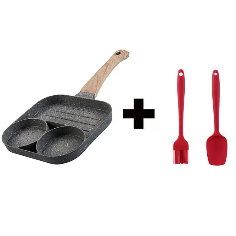 Non-Stick Four-Hole Omelette Pan