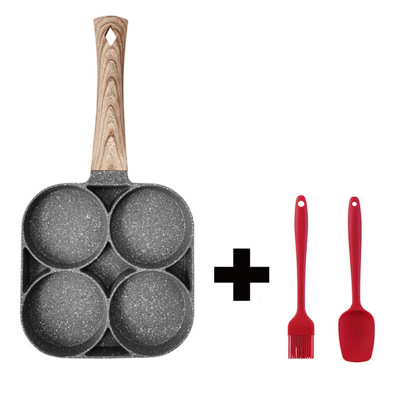 Non-Stick Four-Hole Omelette Pan