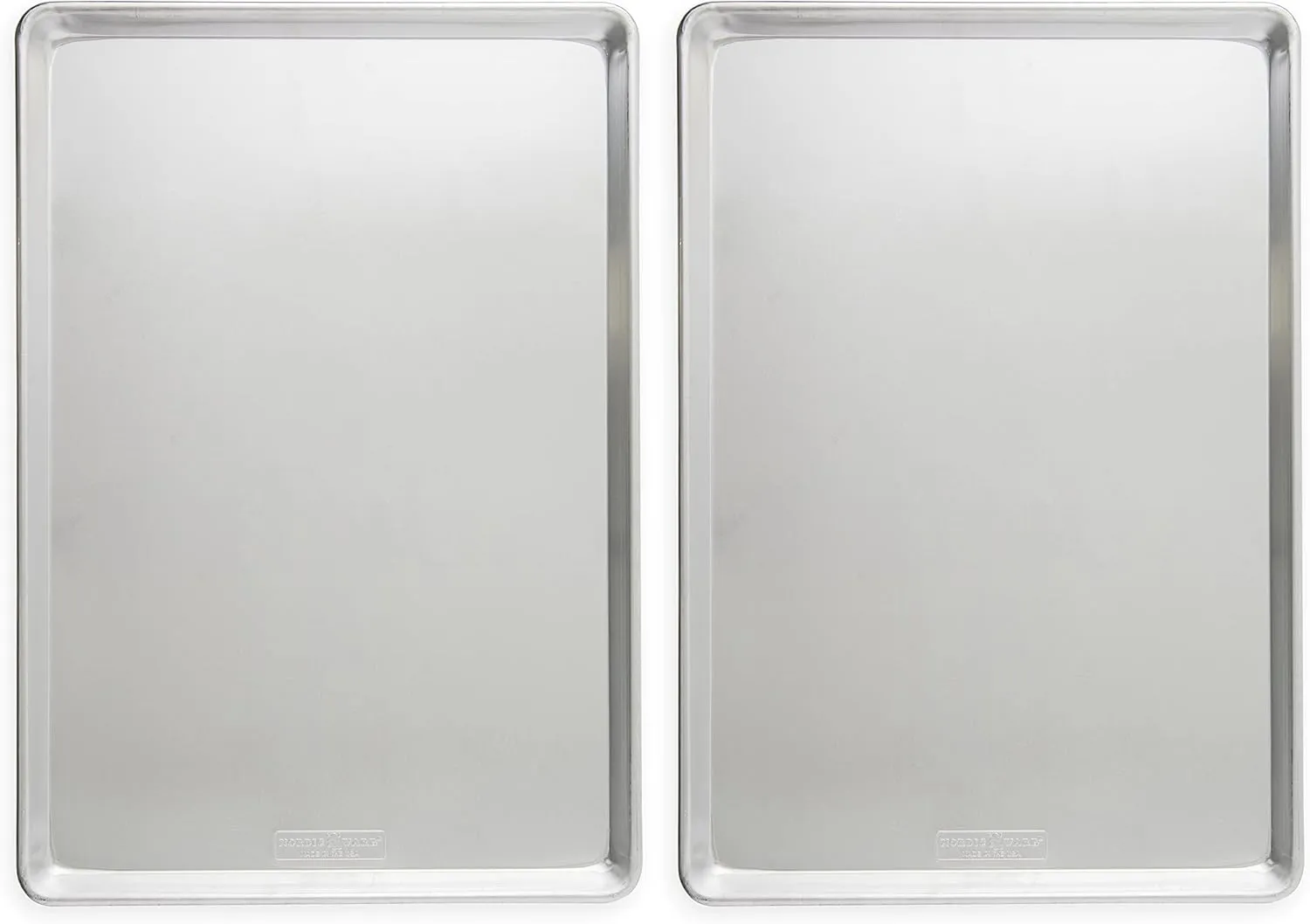 Nordic Ware Aluminum Full Size Sheet Pan 26 x 18 inches for commercial oven use, Full Sheet, 2-Pack (For Commercial Oven Use., Not for standard home ovens)
