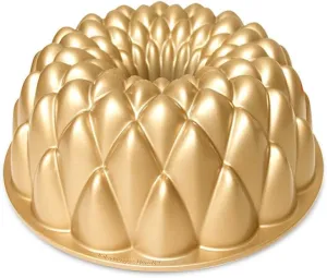Nordic Ware Kaleidoscope Bundt, 10 Cup, Gold