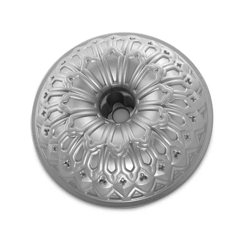 Nordic Ware Stained Glass Bundt Pan, Metallic