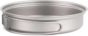 NUEAYMS Compacts Camping Plate Folding Handle Light Weight Dinnerware For Outdoor Backpacking Hiking
