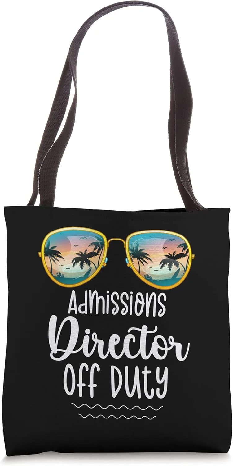 Off Duty Gym Admission Director Beach Summer Trip Shirt Tote Bag