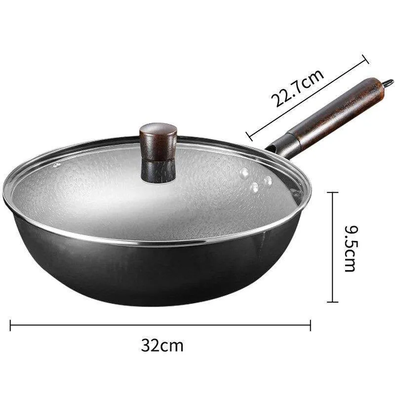 Old Iron Pot Hand-forged Non-coated Non-stick Frying Pan