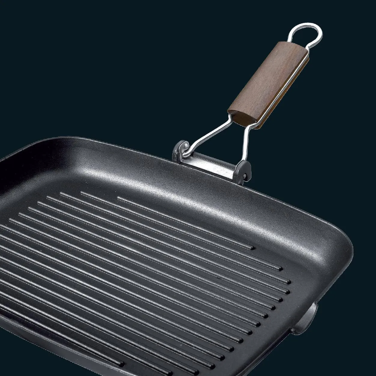 Olympia Grill Pan Die-cast Aluminium Non-Stick Reinforced with Titanium