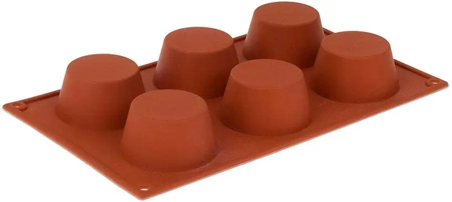 Orange Nonstick - 6 Muffins