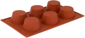 Orange Nonstick - 6 Muffins