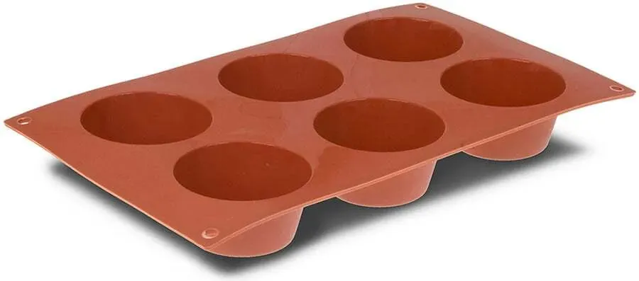 Orange Nonstick - 6 Muffins