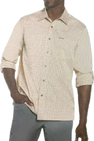 Orvis Men's UPF 30  Quick Dry Long Sleeve Button Up Tech Shirt with Roll Tab Sleeves