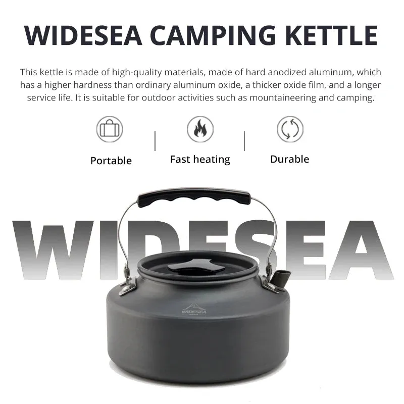 Outdoor Camping Cookware Set: Compact and Durable Kit for Hiking and Picnics