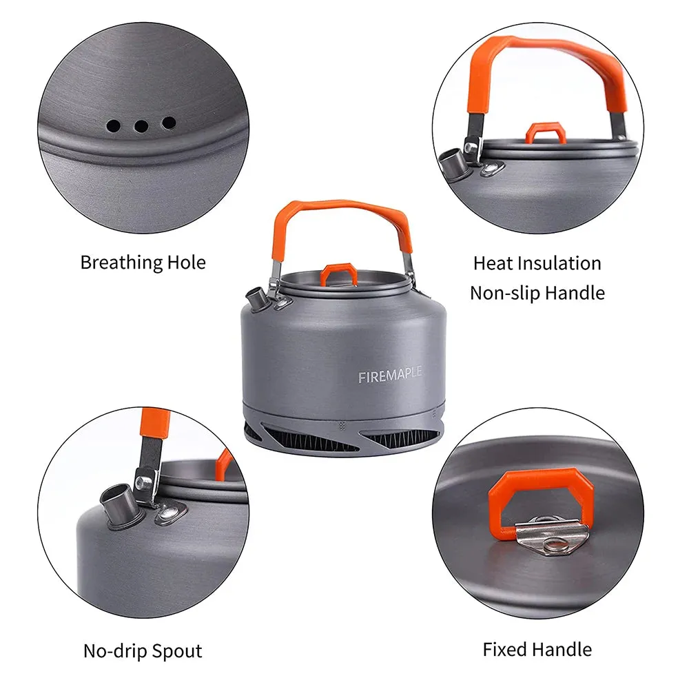 Outdoor Camping Kettle for Tea & Coffee, 1.3L