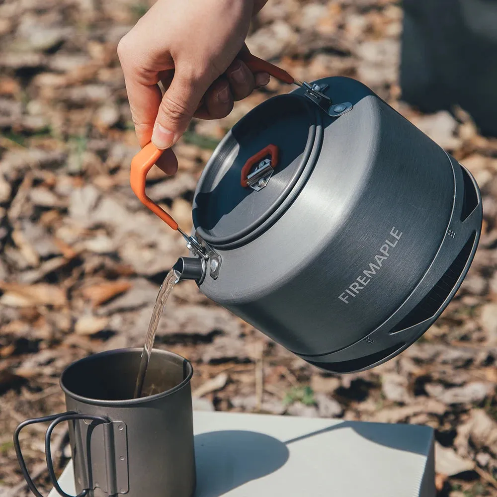 Outdoor Camping Kettle for Tea & Coffee, 1.3L