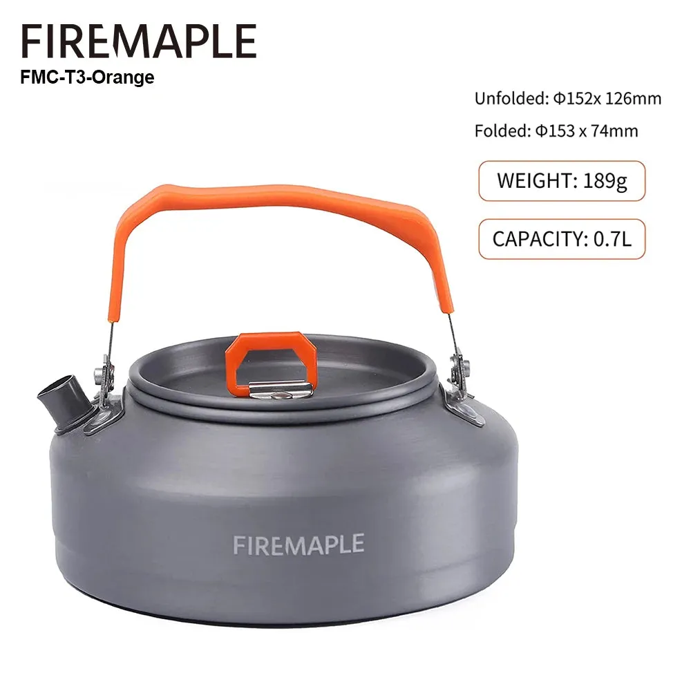 Outdoor Camping Kettle for Tea & Coffee, 1.3L