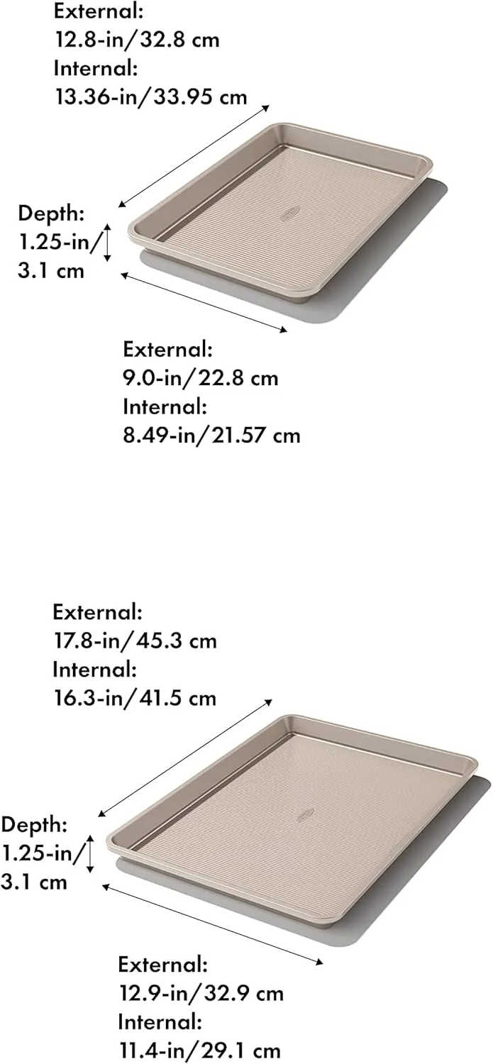 OXO Good Grips Non-Stick Pro 2-Piece Sheet Pan Set