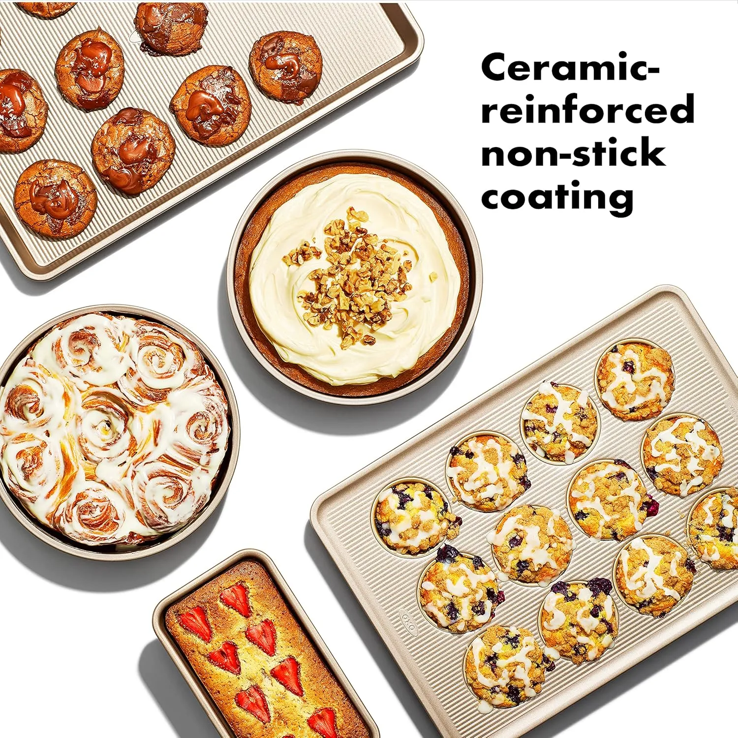 OXO Good Grips Non-Stick Pro 5-Piece Baking Pan Set