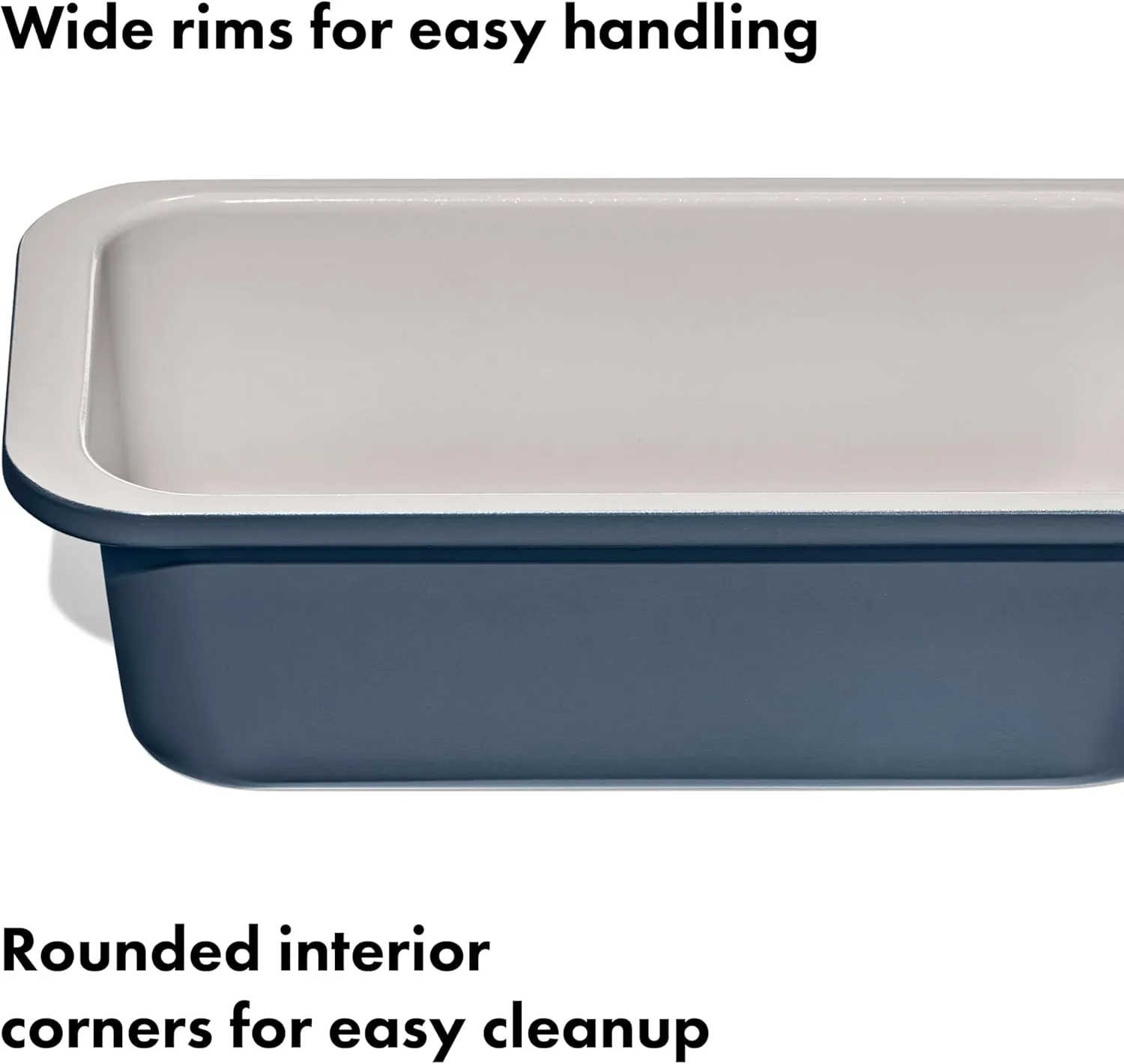 OXO Good Grips Non-Stick Pro Ceramic Coated Metal Bakeware 1Lb Loaf Pan – Storm Blue