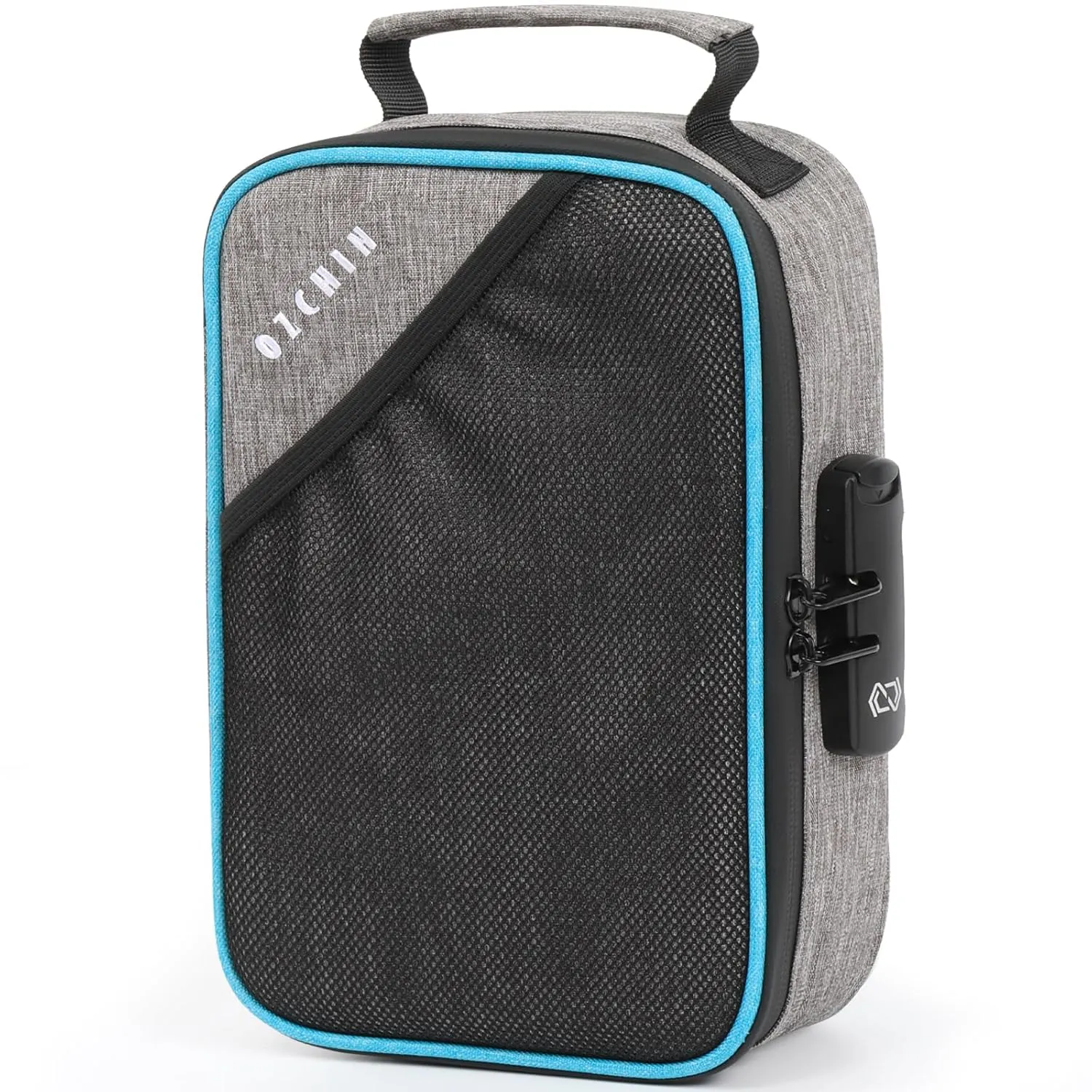 OZCHIN Smell Proof Bag with Combination Lock 9.5" x 6" x 3.5" File Organizer Case Container Medicine Lock Bag Travel Storage Case Safe Bag for Documents and Valuables Storage