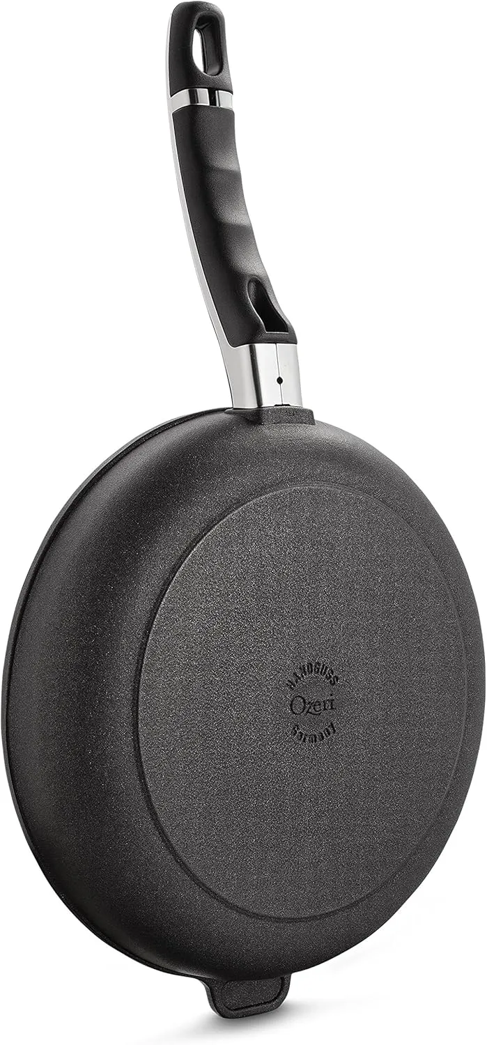 Ozeri Professional Series 10” Ceramic Earth Fry Pan, Hand Cast and Made in Germany - 100% Free of GenX, PFBS, Bisphenols, APEO, PFOS, PFOA, NMP and NEP, Black (ZP13-26)