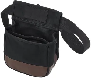 P23010 - Divided Shell Pouch - Heavy Duty Canvas - Holds Two Boxes of Shells - Adjustable