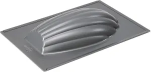 patisse 02974 Giant Madeleine Mould XXL Large Madeleine Mould – Profi – Non-Stick Coated Steel, Charcoal Grey, 17.5 x 25.5 x 4 cm