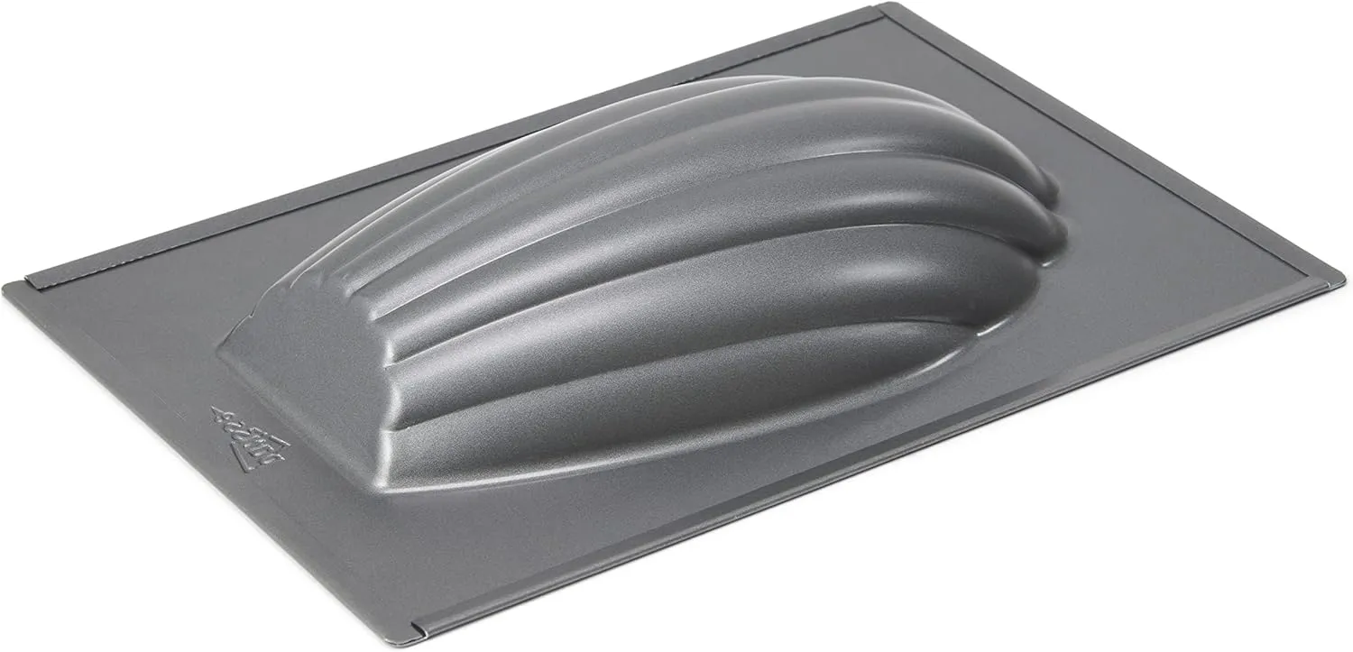 patisse 02974 Giant Madeleine Mould XXL Large Madeleine Mould – Profi – Non-Stick Coated Steel, Charcoal Grey, 17.5 x 25.5 x 4 cm