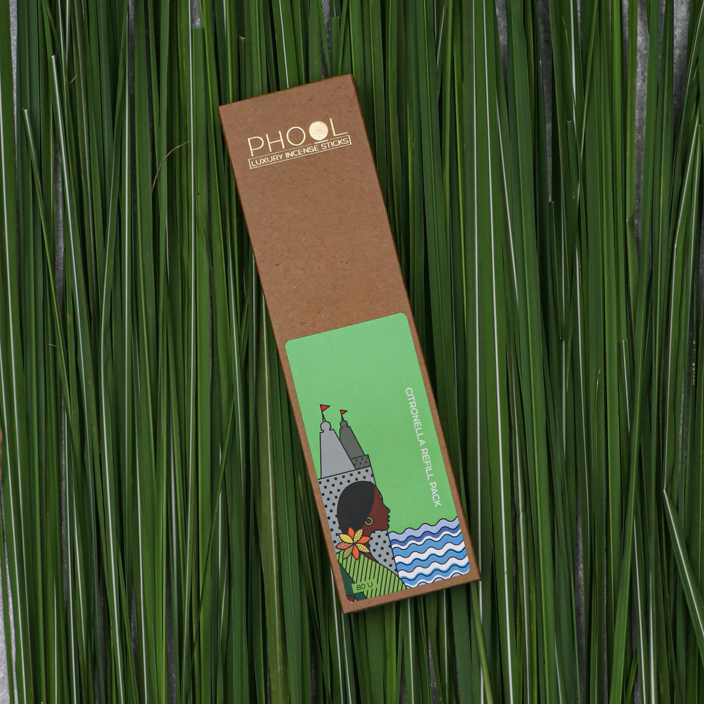 Phool Natural Incense Sticks Refill pack - Citronella