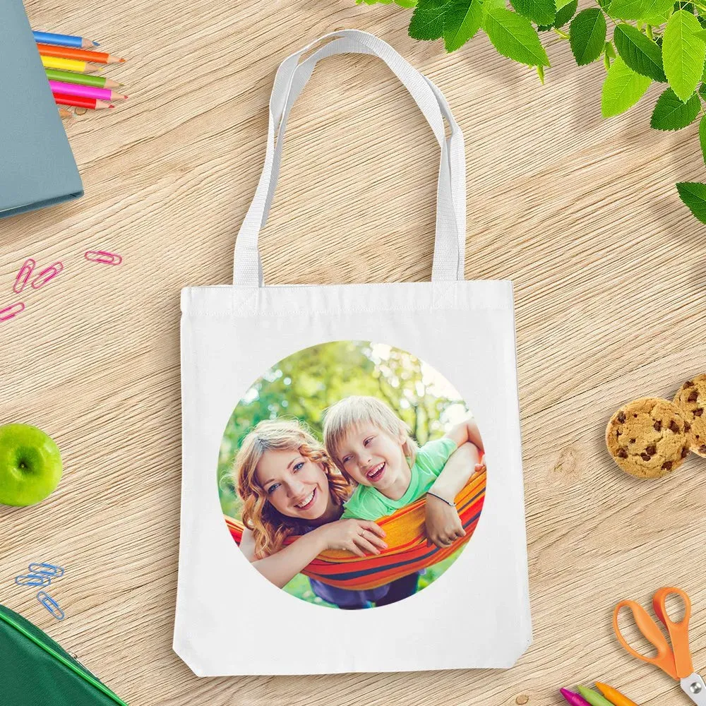 Photo White Tote Bag