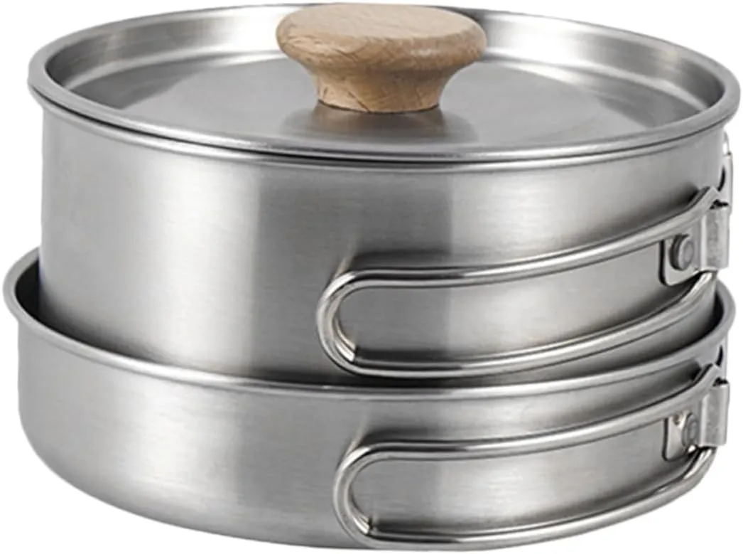 Picnic Pan Frying Pan Fry Pans Cooking Pot Camping Pot Camping Pan Camping Utensil Frying Accessory