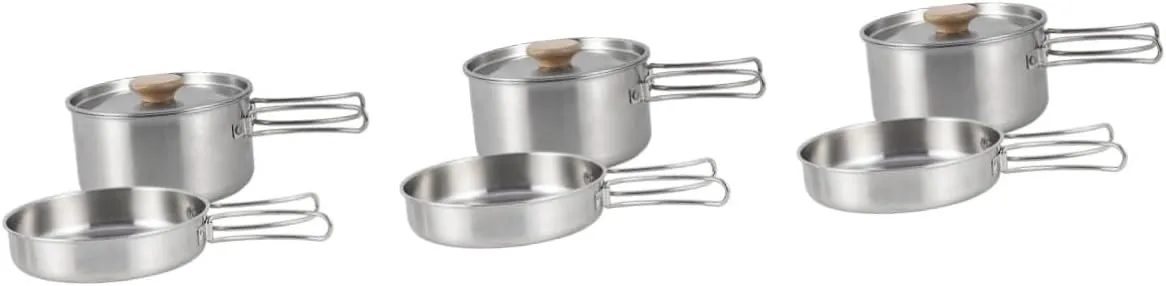 Picnic Pan Frying Pan Fry Pans Cooking Pot Camping Pot Camping Pan Camping Utensil Frying Accessory