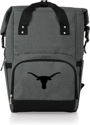 PICNIC TIME NCAA Unisex-Adult NCAA OTG Roll-Top Cooler Backpack, Hiking Backpack Cooler, Soft Cooler Bag