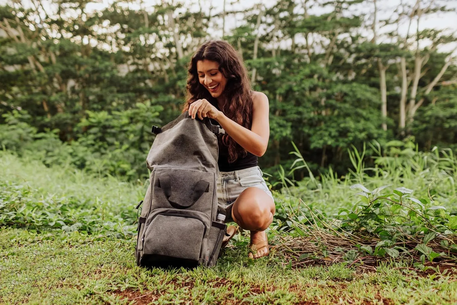 PICNIC TIME NCAA Unisex-Adult NCAA OTG Roll-Top Cooler Backpack, Hiking Backpack Cooler, Soft Cooler Bag