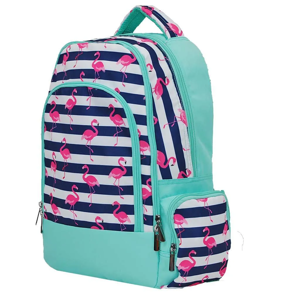 Pink Flamingo Lunch Bag and Backpack Combo