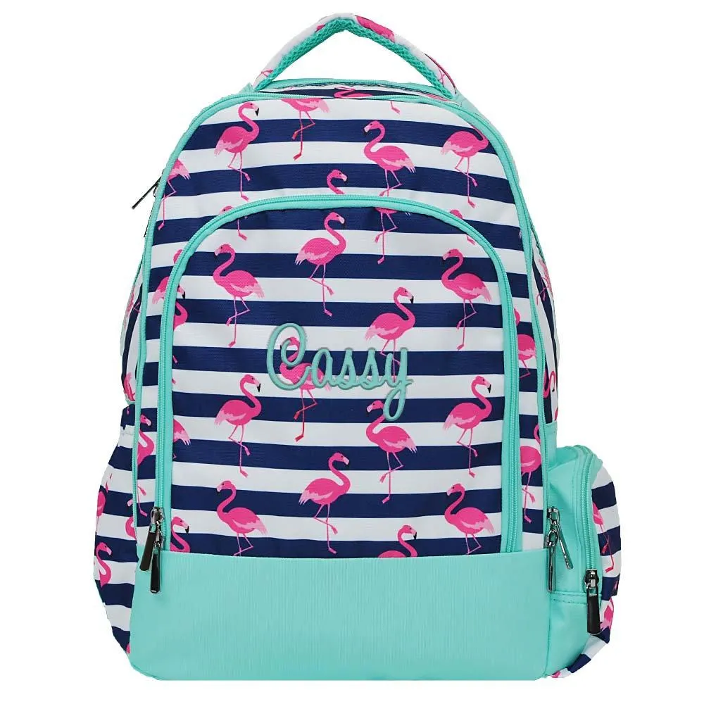 Pink Flamingo Lunch Bag and Backpack Combo
