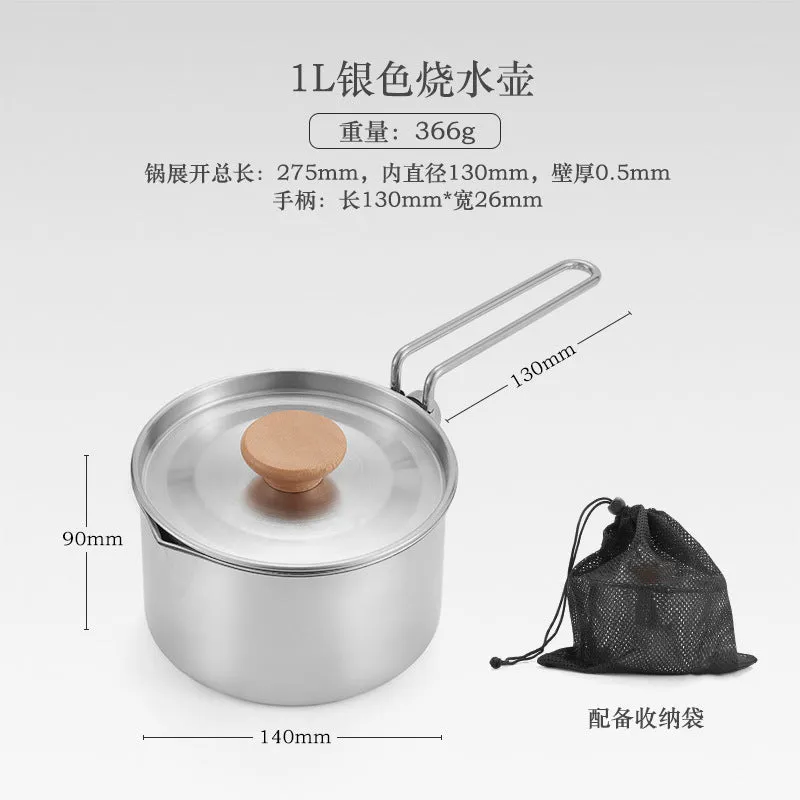Portable 304 Stainless Steel Coffee Kettle