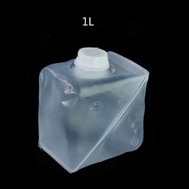 Portable Folding Kettle Barrel Outdoors Collapsible Water Cube Foldable Bucket