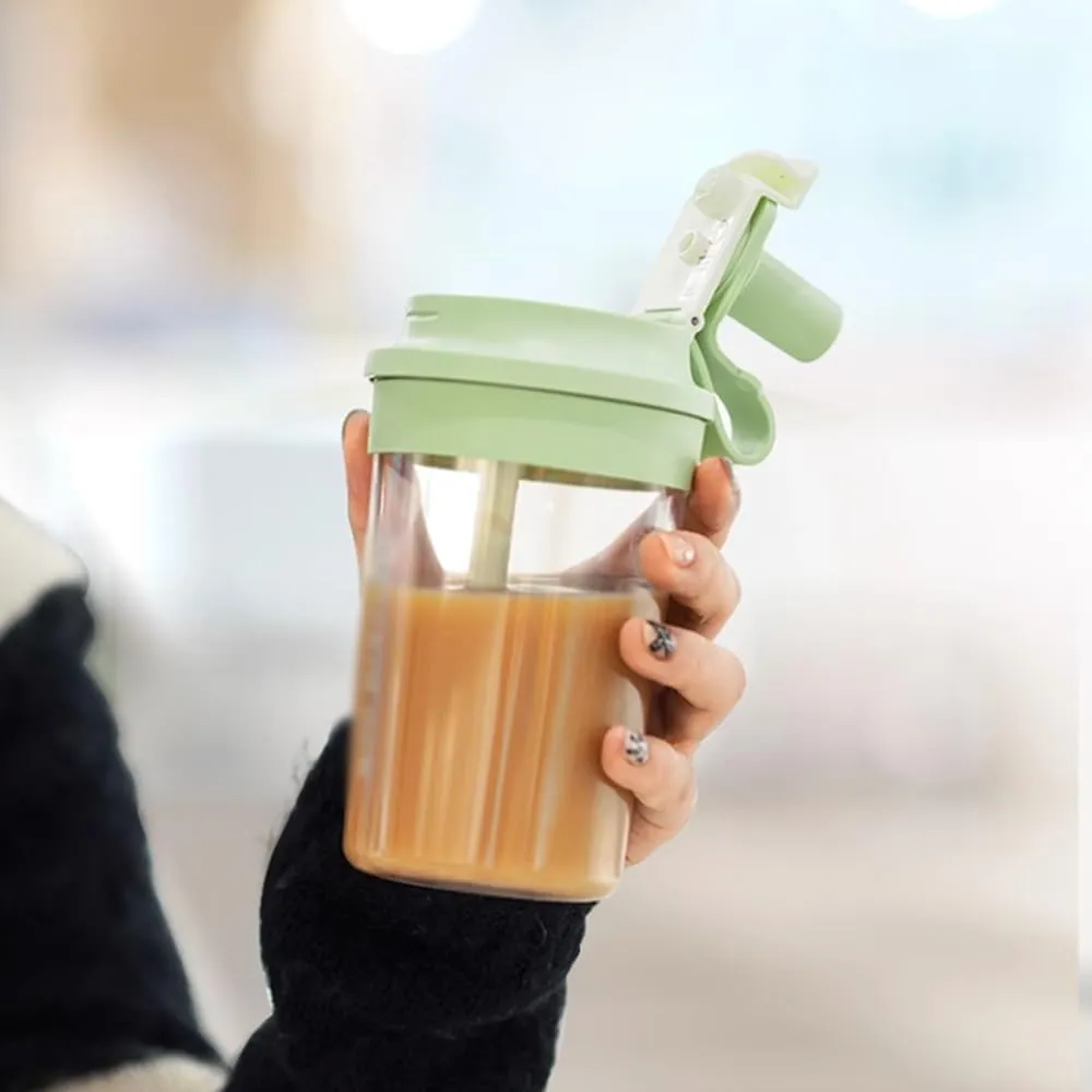 Portable Mixer Cup FashionWater Jug 420ml/14.8oz Water Bottle with Strainer for Men Women and Kids Sport Kettle