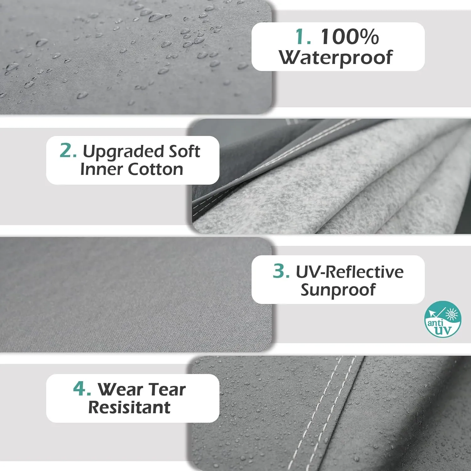 Premium Car Cover Custom Fit Honda Pilot (2008-2025), 16 Layers Heavy Duty Car Cover Waterproof All Weather with Zipper Door for Sun Rain Snow Dust Uv Protection