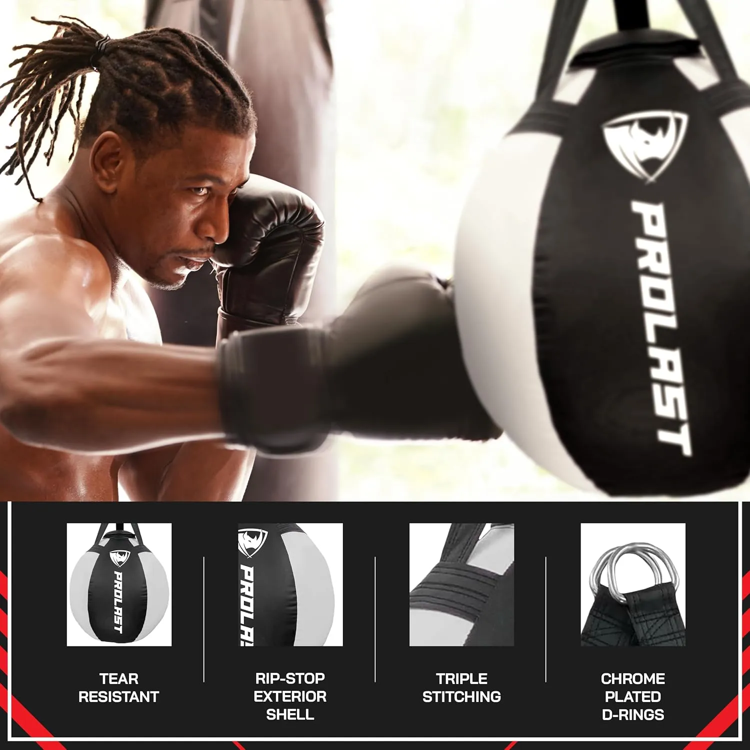 PROLAST Wrecking Ball Heavy Punching Bag UNFILLED Made in USA(New Edition)