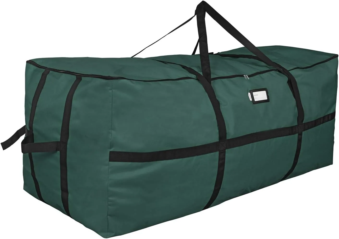 ProPik Christmas Tree Storage Bag, Fits up to 9 Ft. Tall Disassembled Holiday Tree, Heavy Duty Xmas Storage Container, 24"Height X 24" Extra Wide X 60" Long with Top Side Handles and Straps (Green)