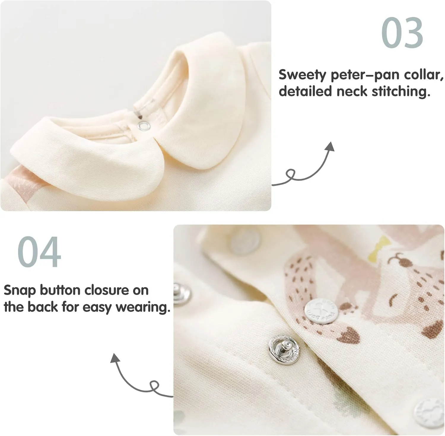pureborn Baby Toddler Girl Dress with Bloomer Short and Long Sleeve Playwear Dress with Diaper Cover