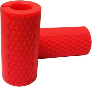 qibylift Pull Up Bar Thick Bar Adapter, Weight Grip Bar Fit for Standard Barbell - Dumbbell Handle Grips, Silicone Rubber Barbell Grips for Weight Lifting Cable Attachments & Fitness Training
