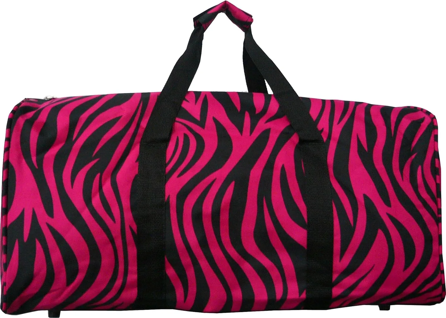 ""TOP PACK"" 22"" Women Fashion Print Duffel Bag (Zebra-Burgundy)
