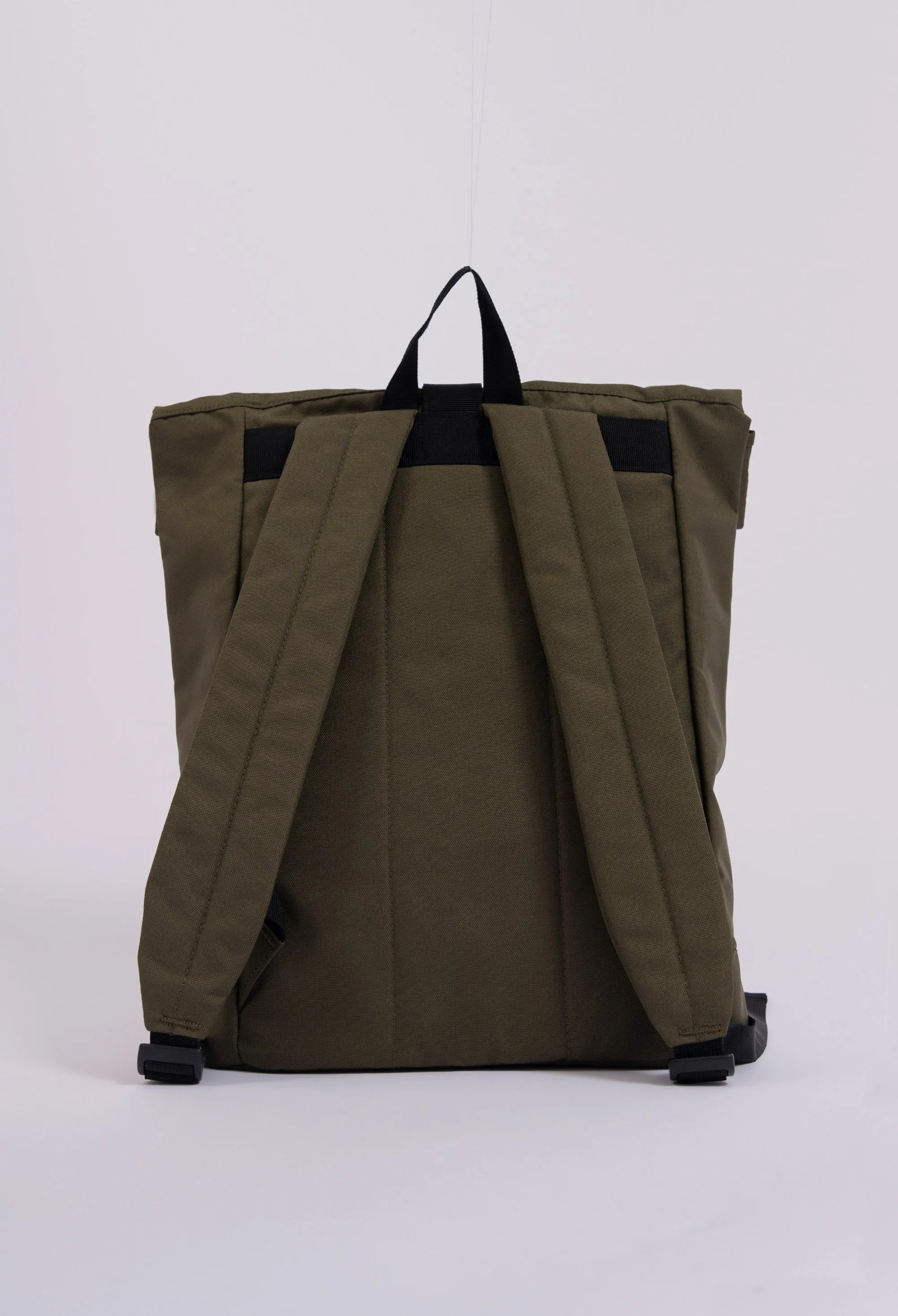 raccoon recycled roll-top backpack