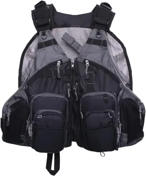 Raprance Fly Fishing Vest Backpack - Adjustable Lightweight and Quick-Dry, with 17 Pocketsfor Trout Bass Saltwate