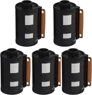 Reloadable Empty Canisters Cassettes Case Assorted with DX Code Label ISO50 ISO100 ISO250 ISO Auto Detect for Kodak Fuji Agfa 135 35mm 36EXP Vintage Hand Roll Pan Film Negative
