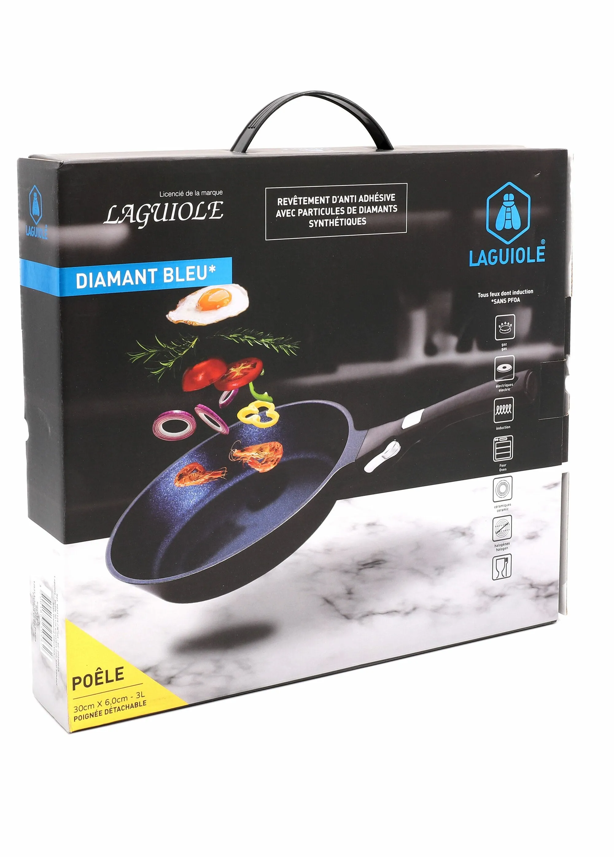 Removable pan 30cm "Blue Diamond"