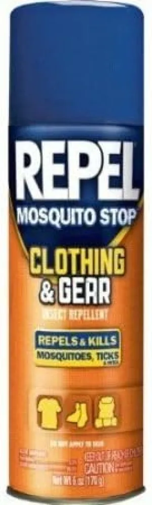 Repel Mosquito Stop Clothing & Gear Insect Repellent Spray, 6 Oz (Pack of 6)